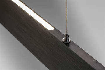 Lupia 3960-2-55 Justus LED Langbordspendel sort